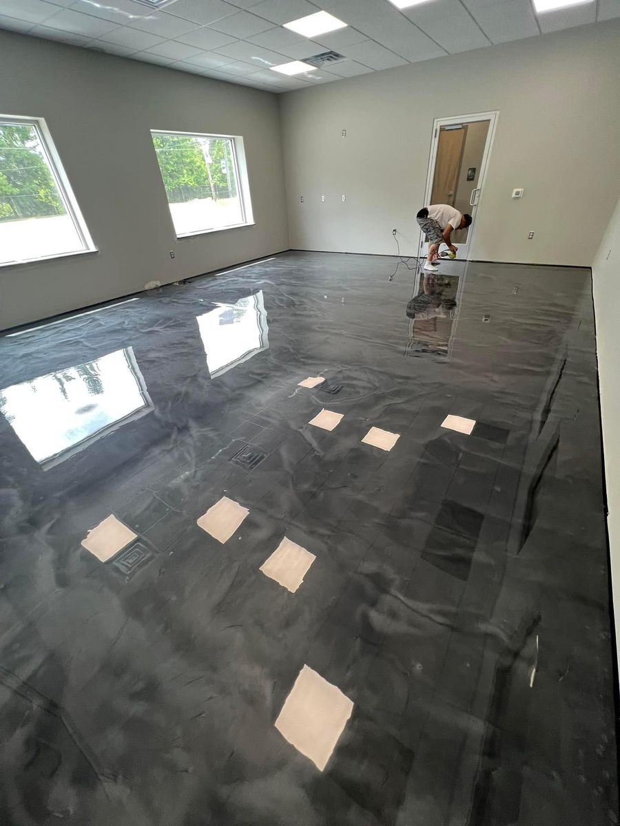 Epoxy Floor Coatings for Texas Curb N Borders in Houston, TX