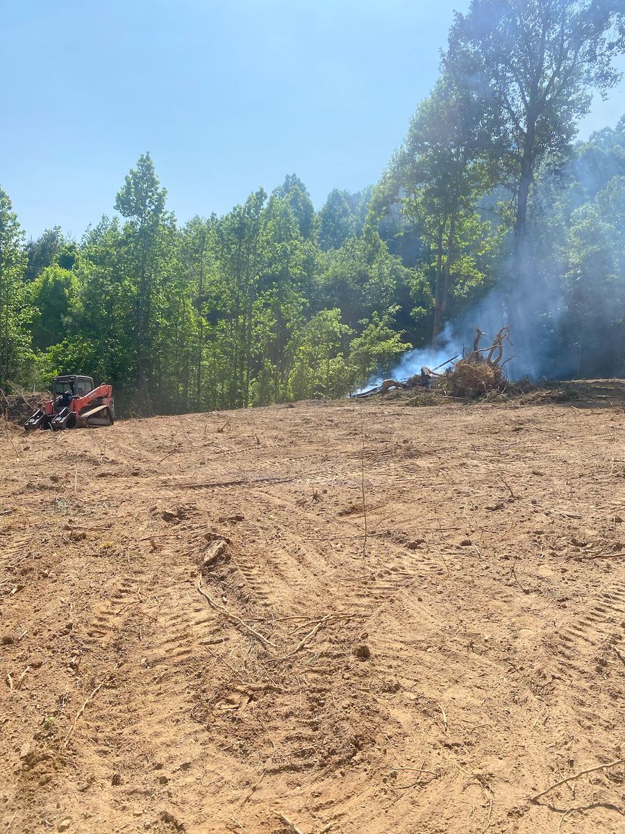 Land Clearing for McBryar Excavation in Trenton, GA