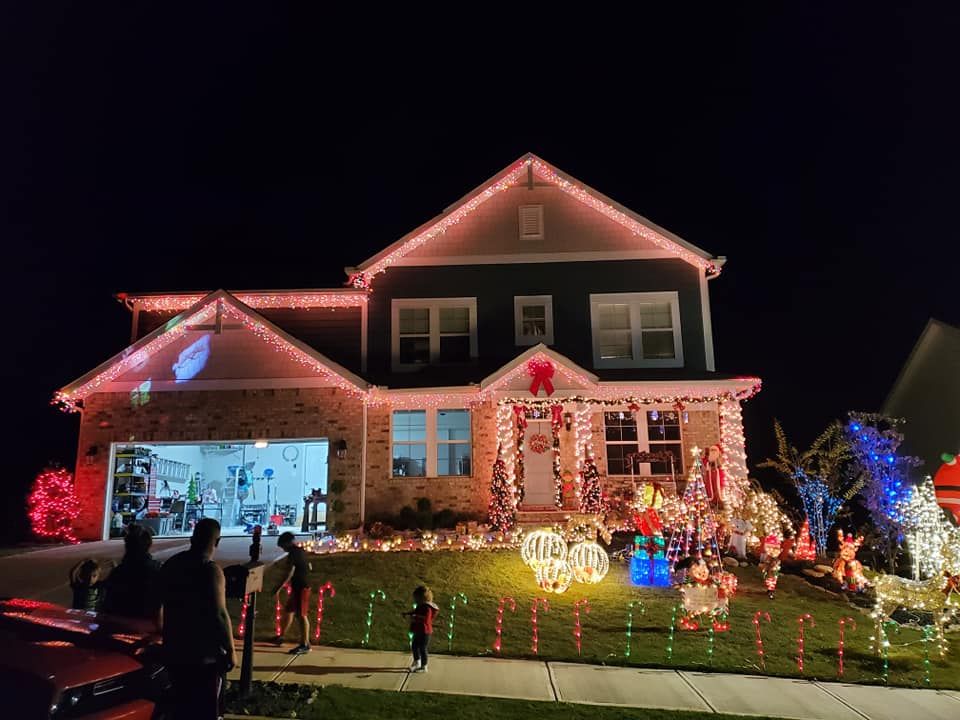 Christmas Lights Installation for Hendrix Family Landscaping in Dallas, GA