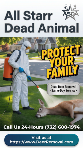 Dead Deer Removal for All Starr Dead Animal and Deer Removal in Manchester Township, NJ