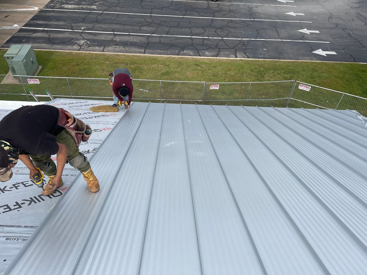 Metal Roofing for Double RR Construction in Royse City, TX