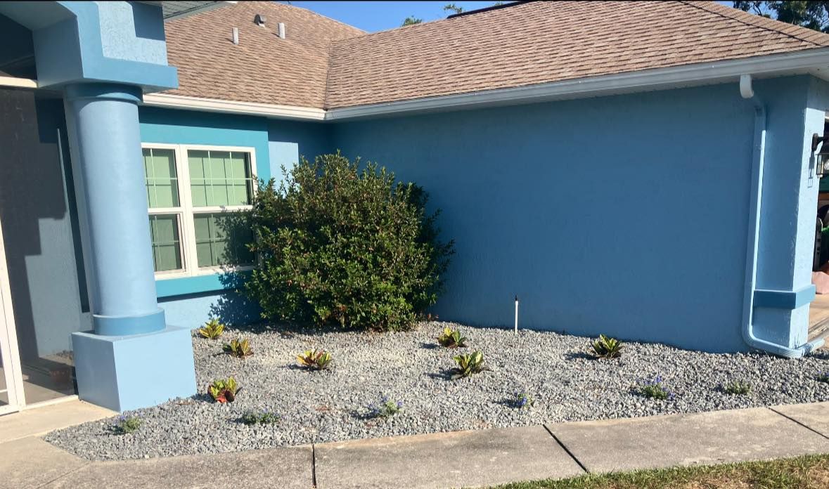 Rock Installation for Genesis Landscape Services in Spring Hill, FL