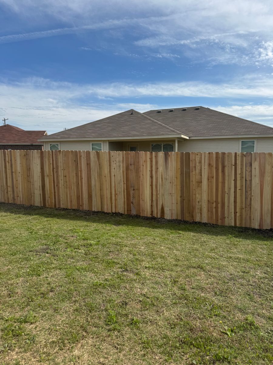 Fence Installation for FBR Welder & Construction in Gatesville, TX