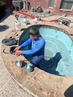 Pool Light Servicing for Texas Proud Pools in Galveston County, TX