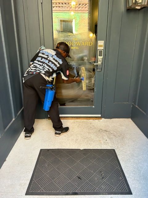 Exterior and Interior Window Cleaning for Soapy Suds Services Georgia in Perry, GA