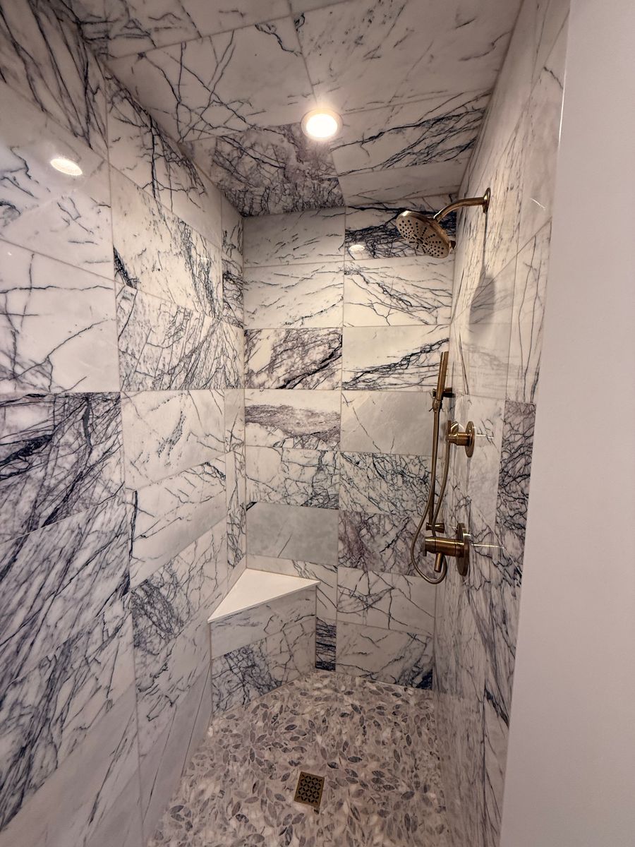 Bathroom renovations for Bassett Construction LLC in Groveland, MA