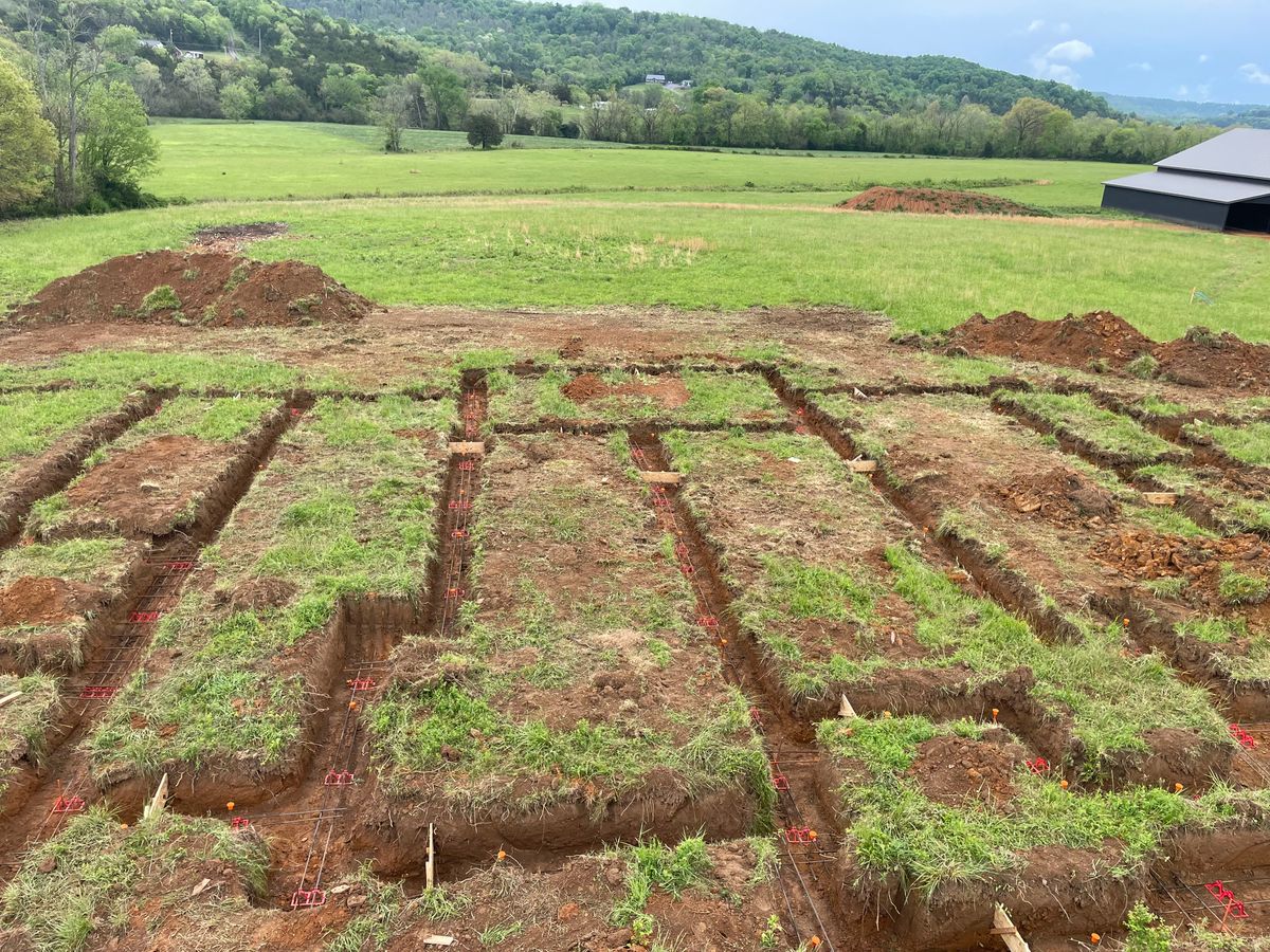 Trenching for TrottCo Excavation in Shelbyville, TN
