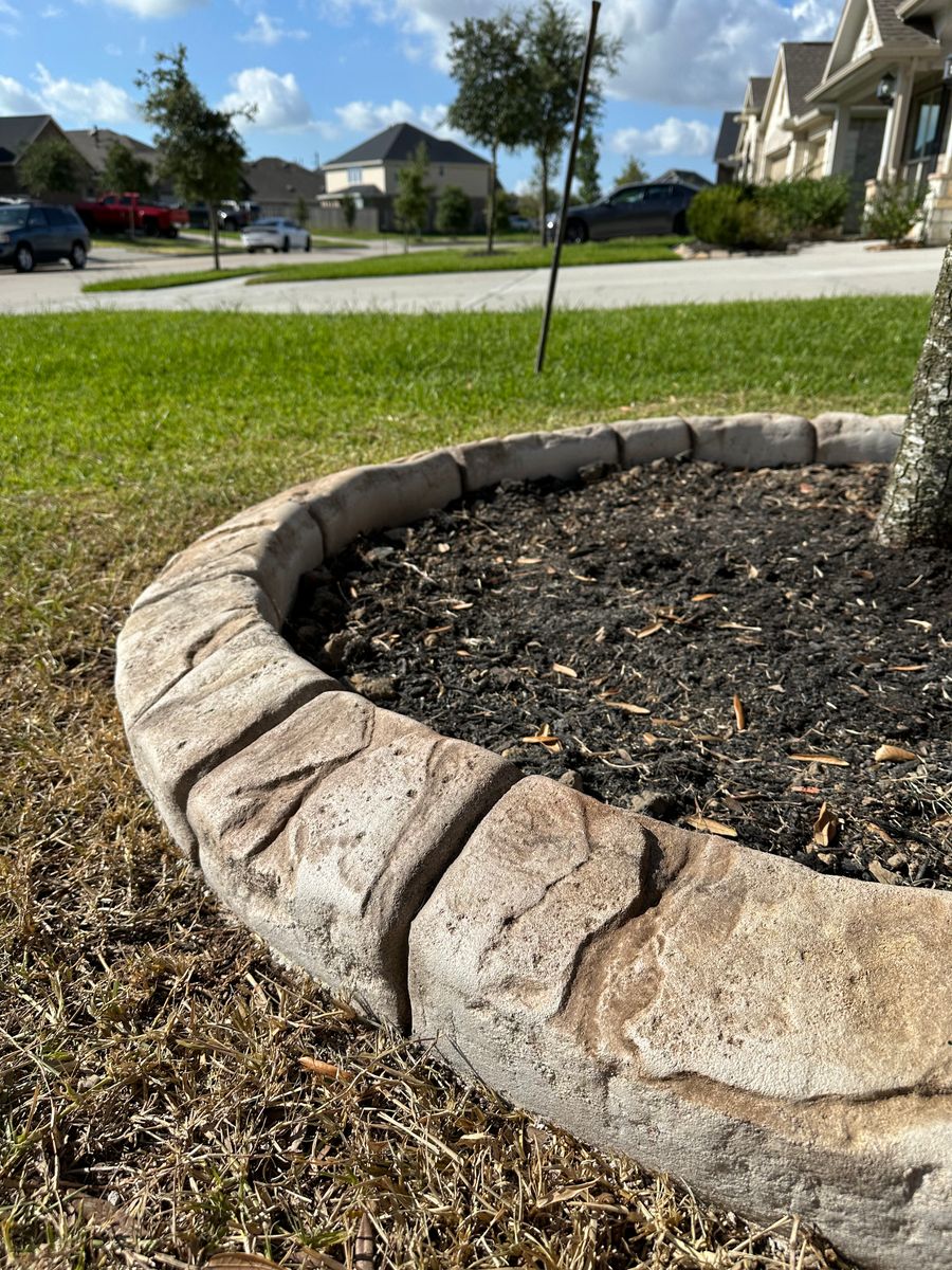 Landscaping for Texas Curb N Borders in Houston, TX