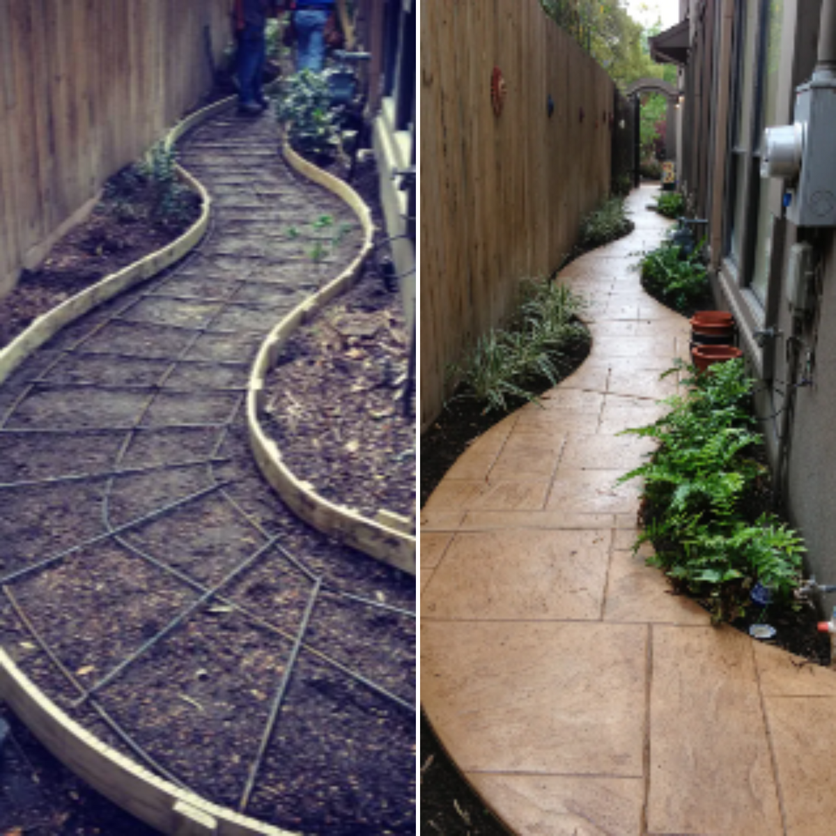 Custom Carved Concrete for Texas Curb N Borders in Houston, TX