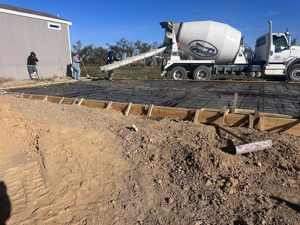 Concrete Slab Construction for Concrete Jungle in Dallas, TX
