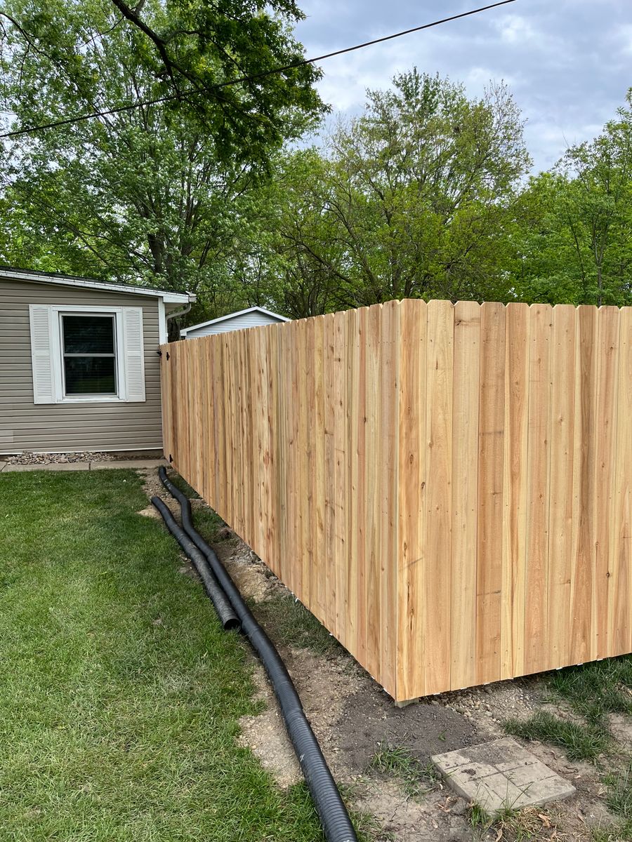 Fence Installation & Repairs for Risner Construction in De Motte, IN