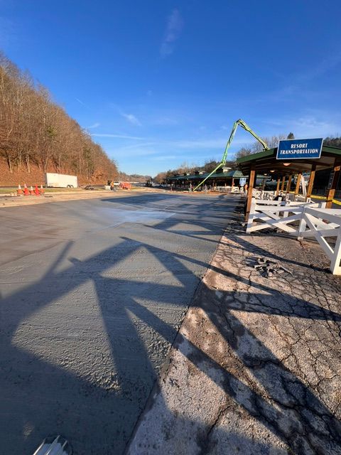 Concrete Slab Construction for A&J Concrete Service in Knoxville, TN