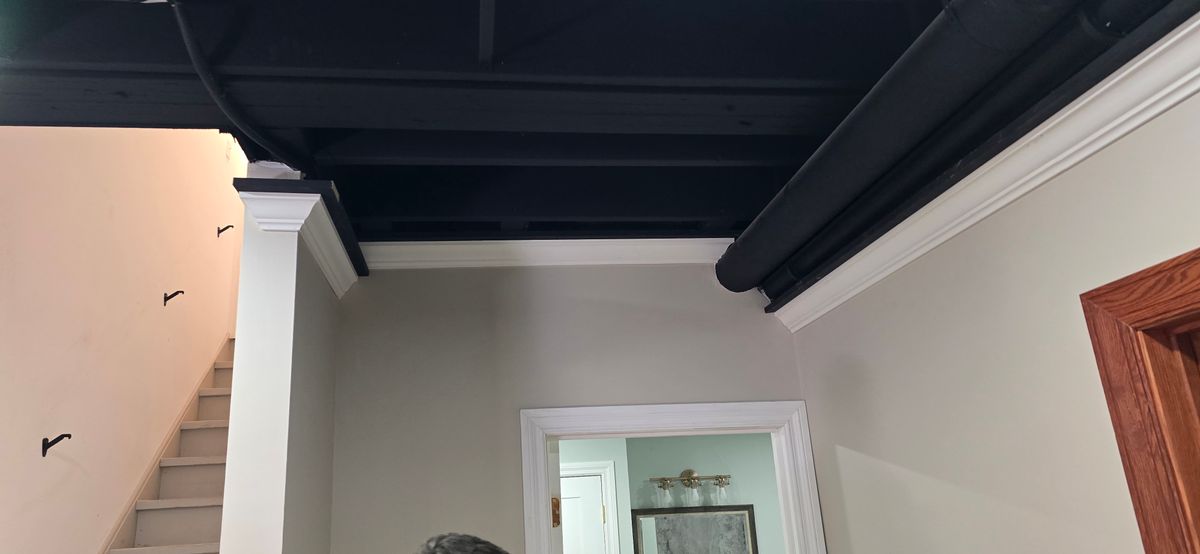 Interior trim carpentry for OCD Builders in Mason, MI