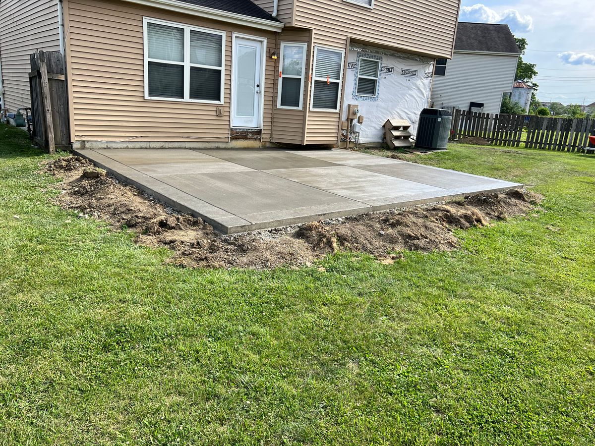 Concrete Slab Construction for Davies Concrete and Construction in Columbus, OH