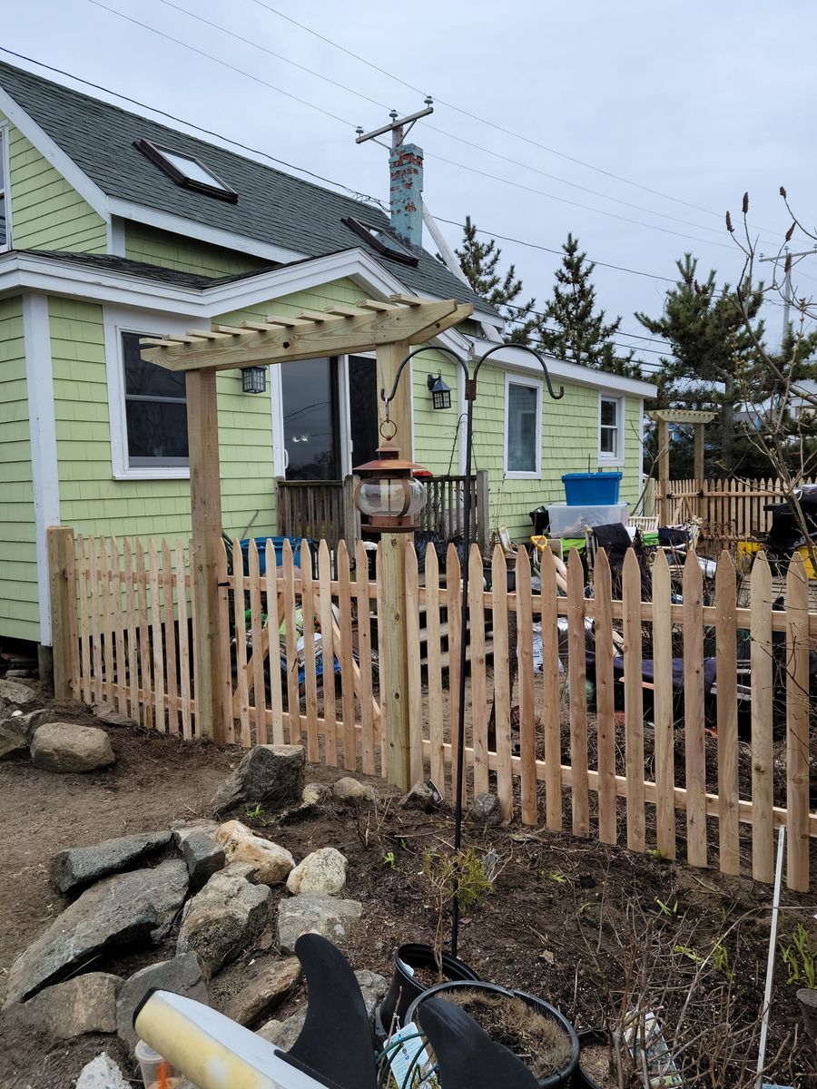Wood Fencing Repair for Azorean Fence in Peabody, MA