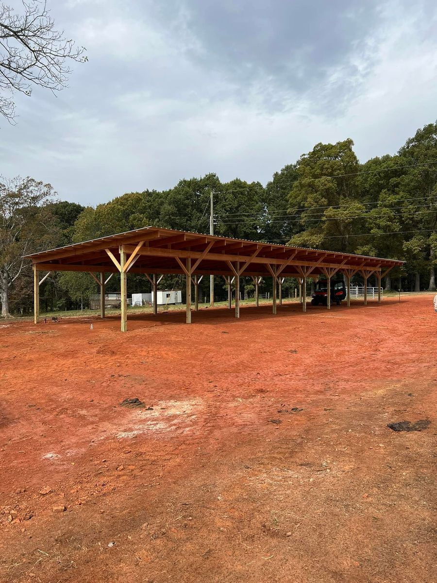 Pole Barn Construction for Ridgeline Construction in Hiddenite, NC