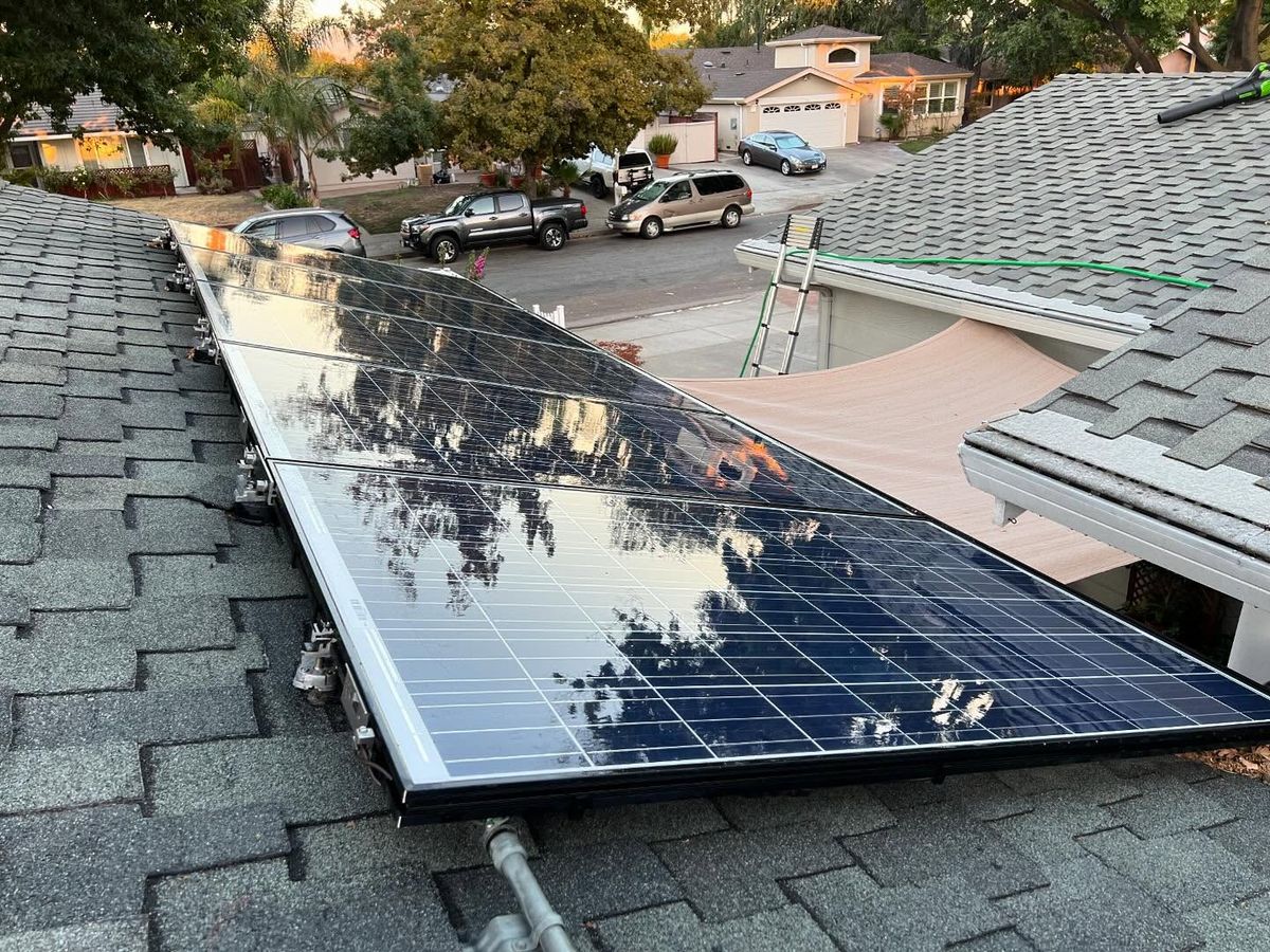 Solar Panel Cleaning for GGG Home Services in San Jose, CA