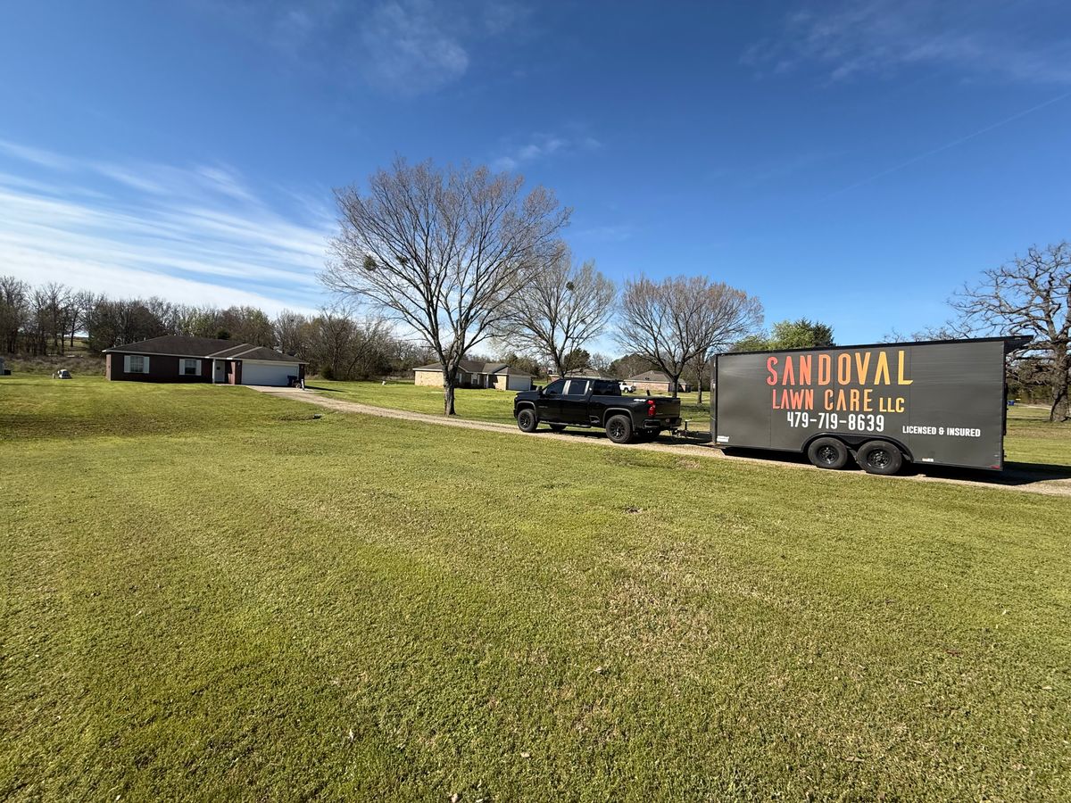 Mowing for Sandoval Lawn Care in Muldrow, OK