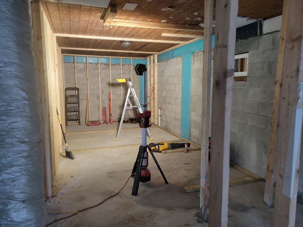 Framing for GVL Renovations in Greenville, SC