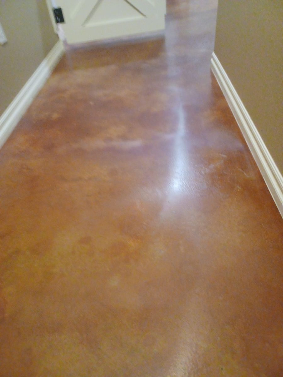 Acid Stain Flooring for Sharp Flooring & Fencing LLC in Tulsa, OK