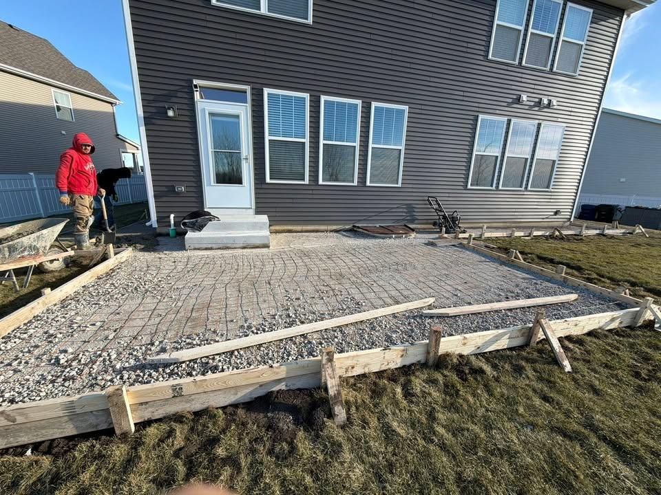 Patio Design & Installation for Luna Dynasty Concrete in Chicago, IL