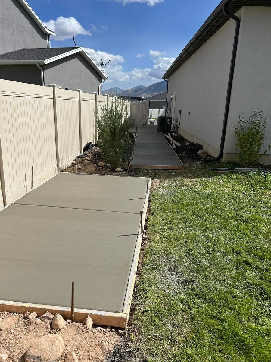 Сoncrete Installation for Hifo Construction in Spanish Fork, UT