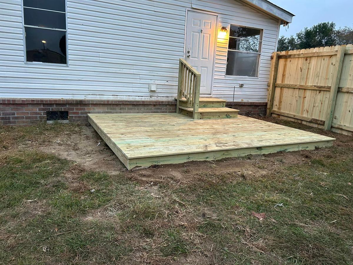 Deck & Patio Construction for TLR Construction LLC in Summerville, SC