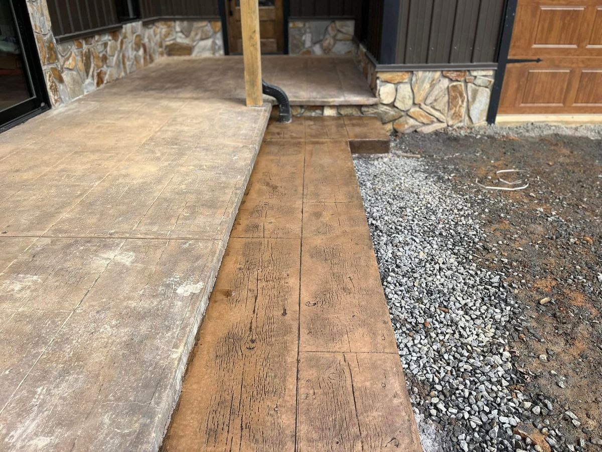 Patio Design & Installation for EC Concrete in Kernersville, NC
