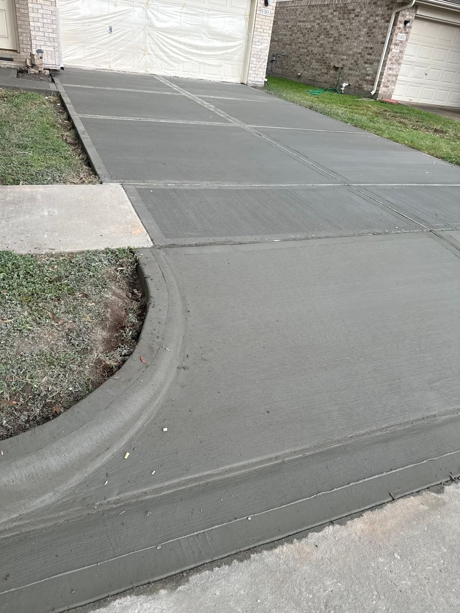 Concrete Slab Construction for NG Concrete Services in Houston, TX