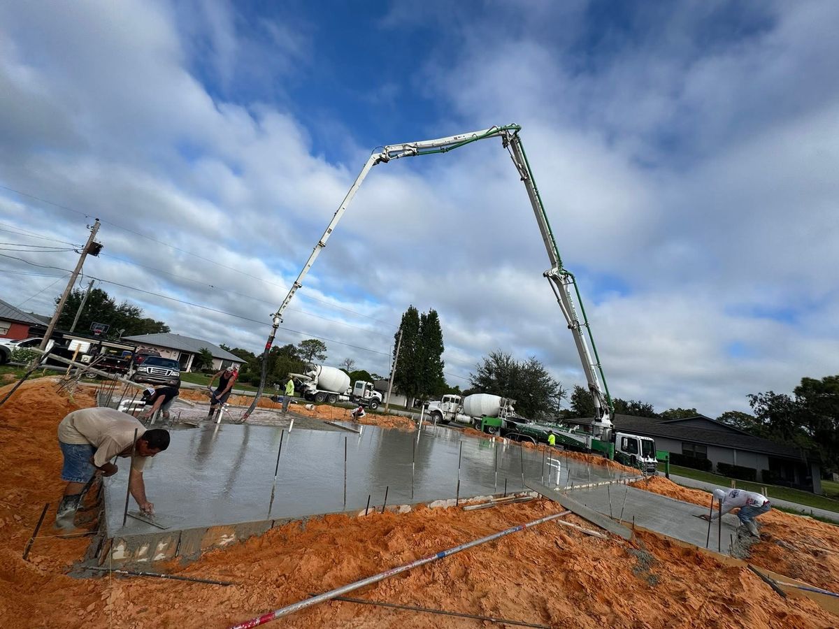 Concrete Pumping for All Phases Decorative Concrete in Sebring, FL