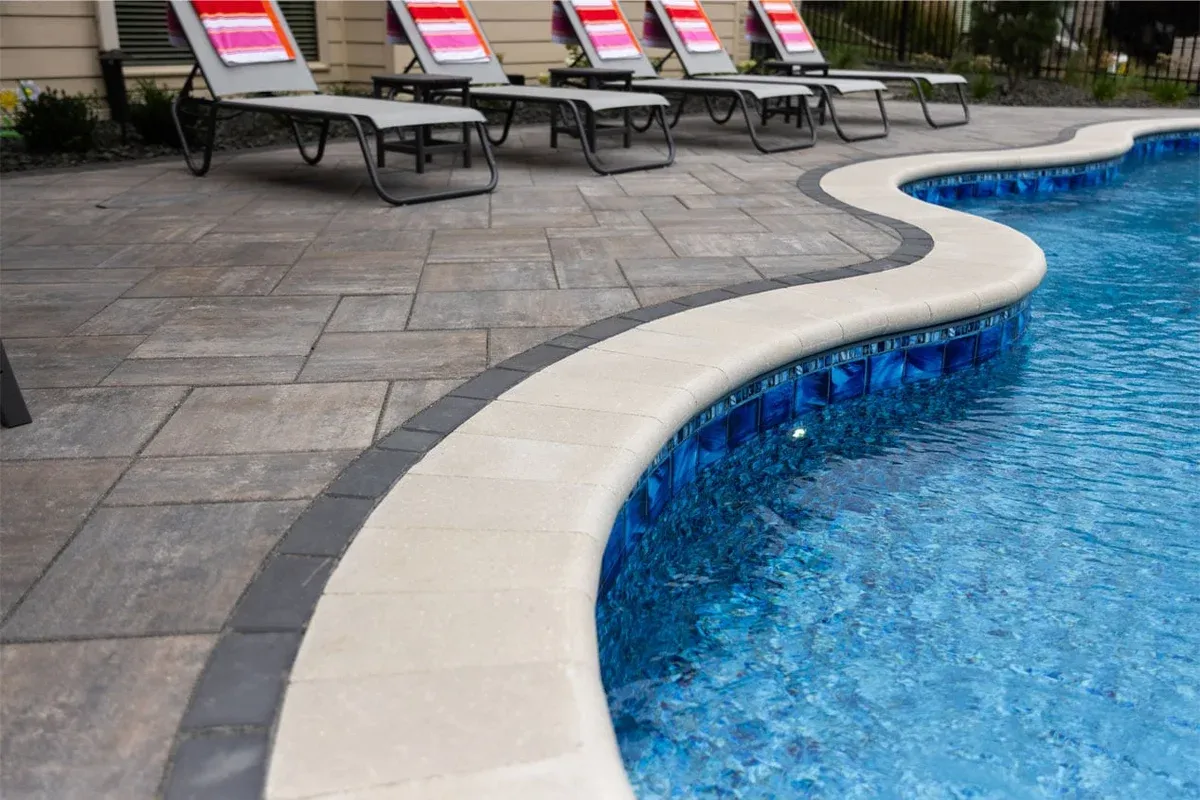 Pool Coping for Black Diamond Custom Pools LLC in Azle, TX
