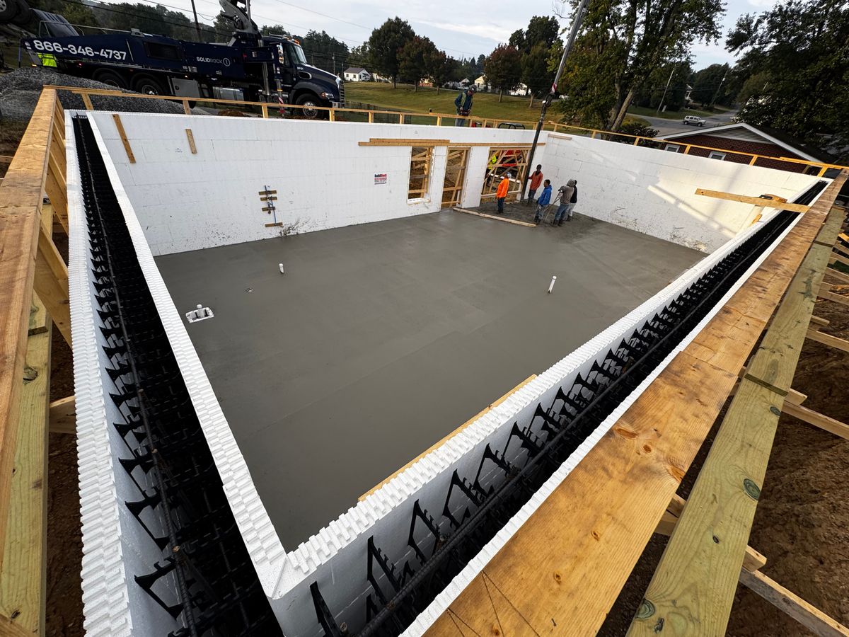 Concrete Foundations for The Amazing Concrete in Roanoke, VA