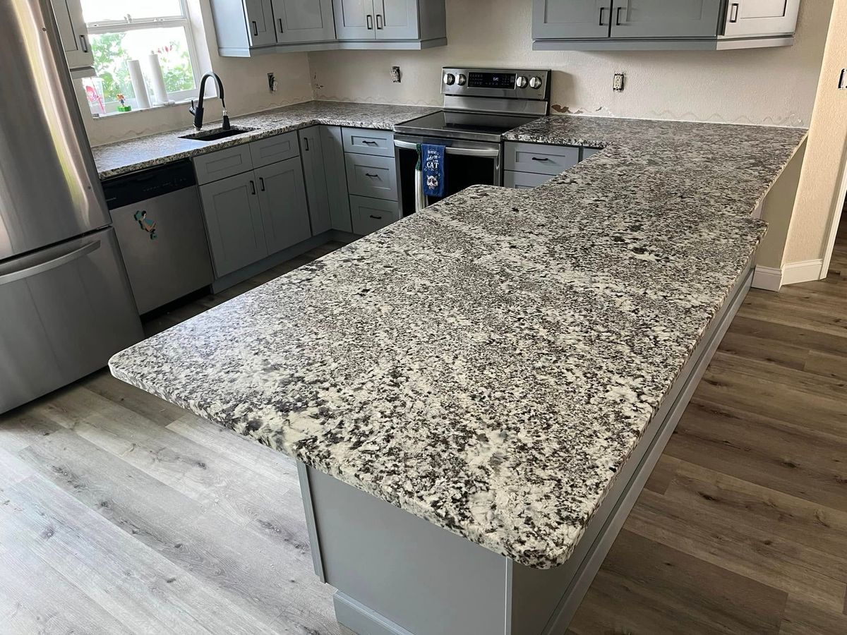 Natural Stone Countertop Installation for Supreme Stone in Ocala, FL