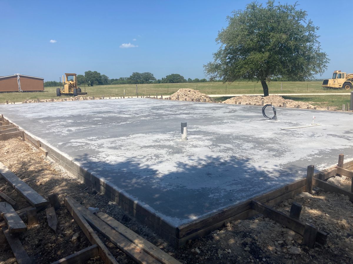 Barndominium Construction for 292 Construction LLC in Gonzales County, TX