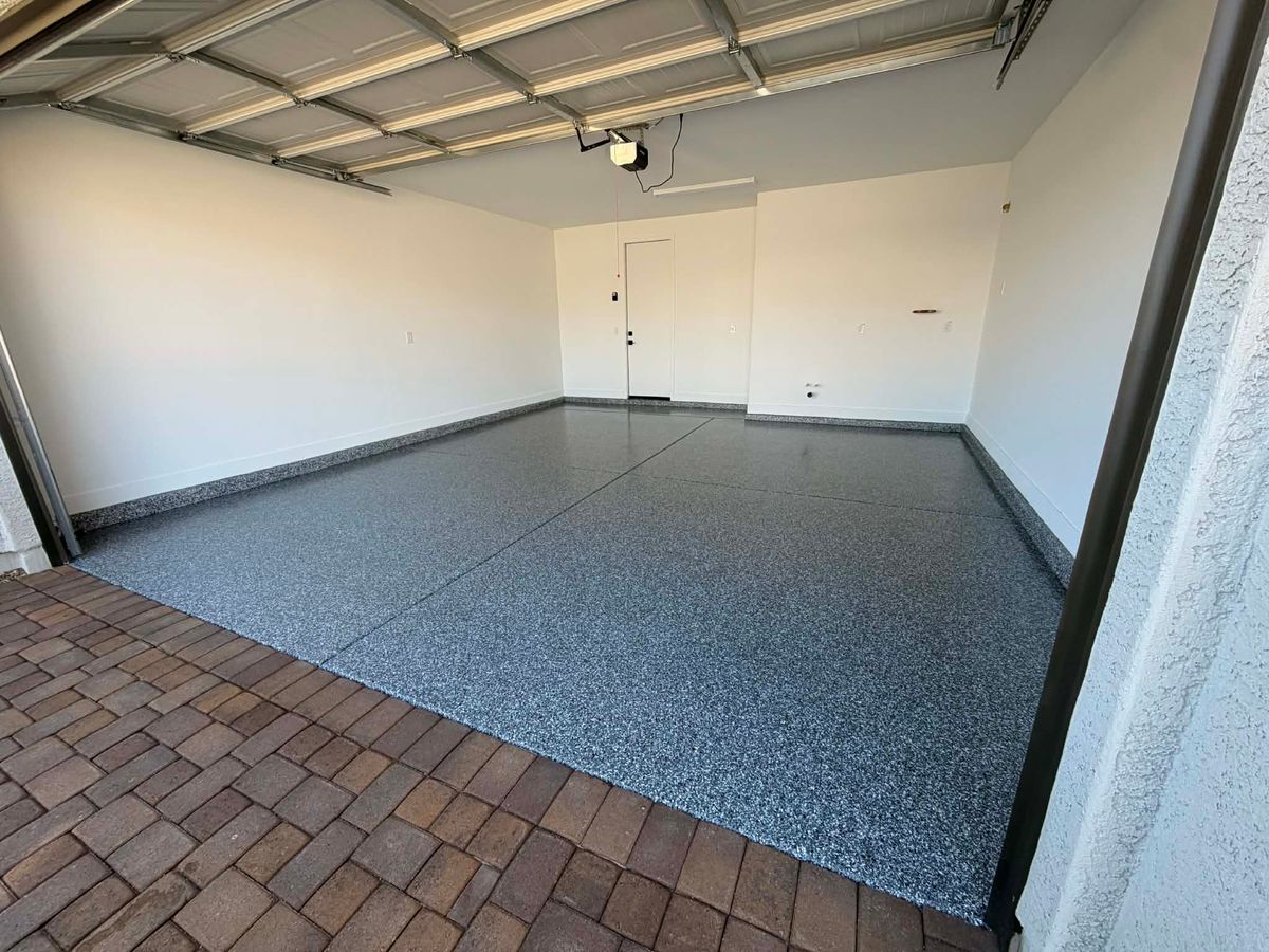 Epoxy Garage Coatings for PRYME EPOXY LLC in Mayer, AZ