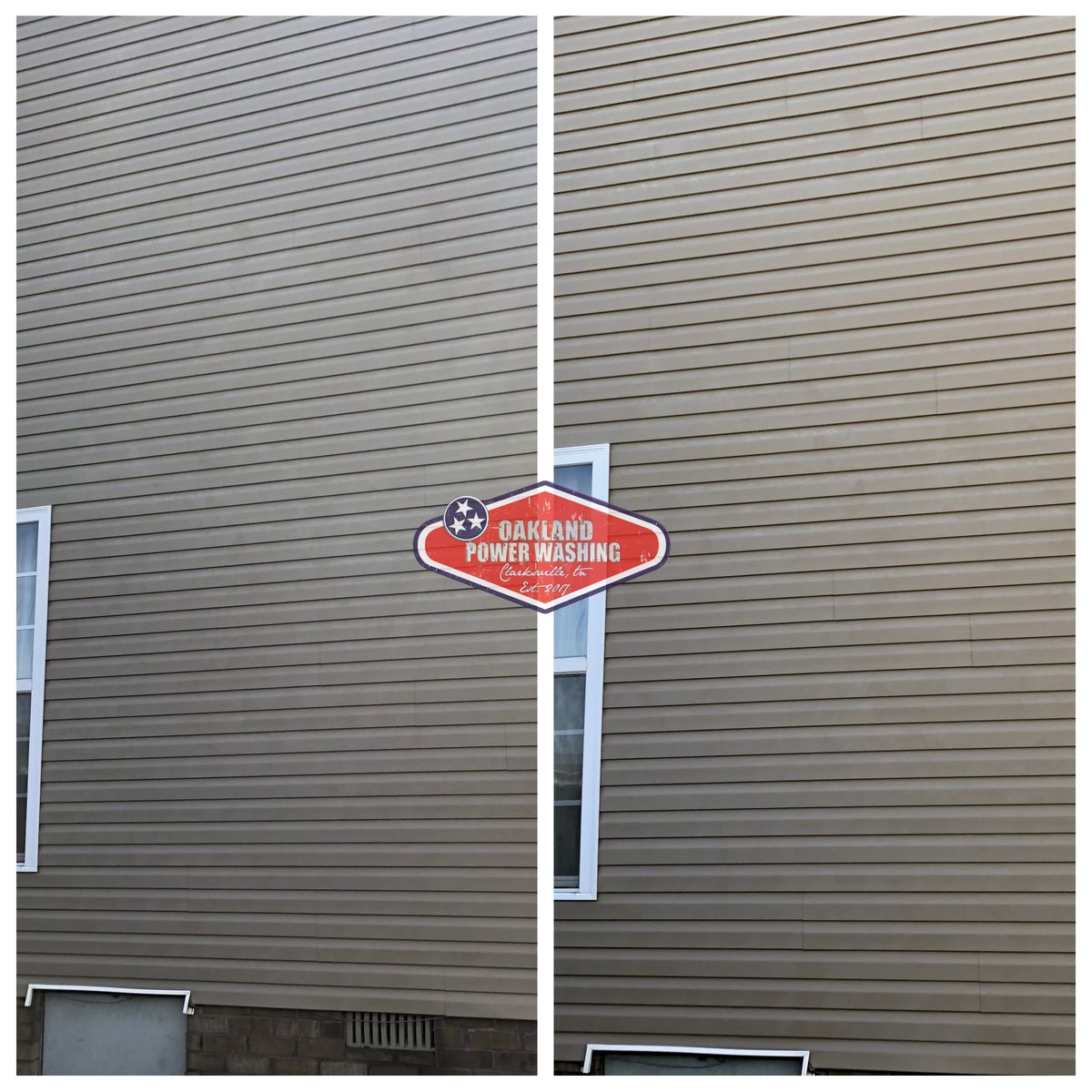 House and Roof Softwash for Oakland Power Washing in Clarksville, TN