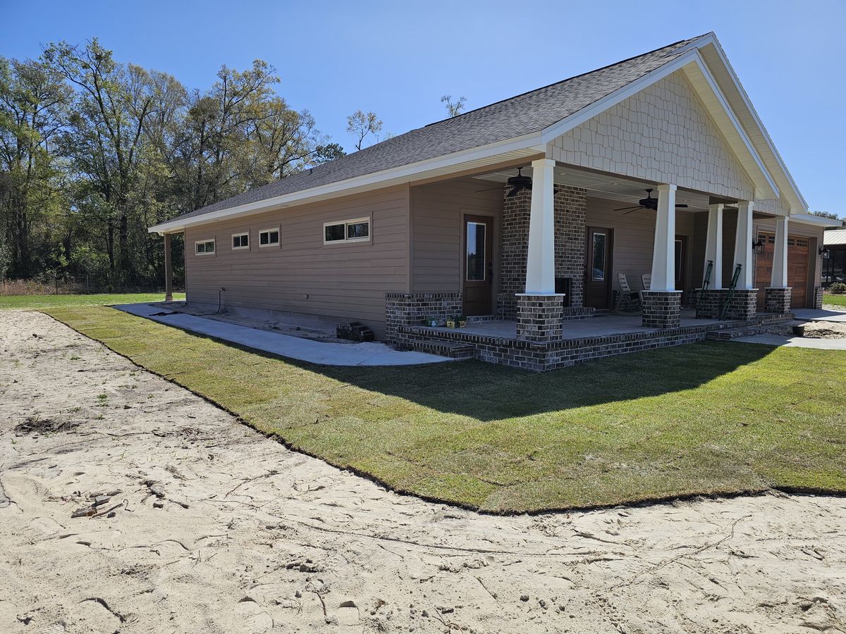 Sod Installing for Deeper Roots Landscape in High Springs, FL