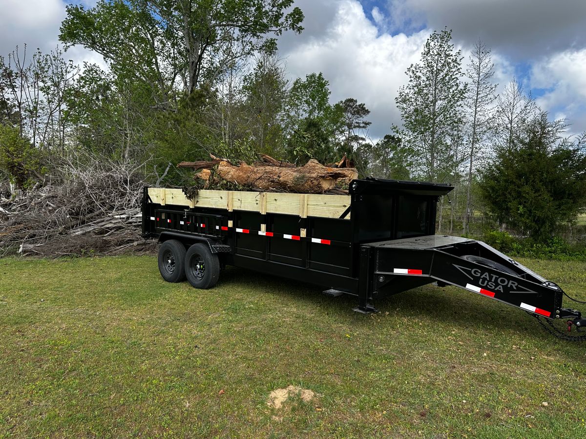 Tree Removal for V&S Grading in Harlem, GA