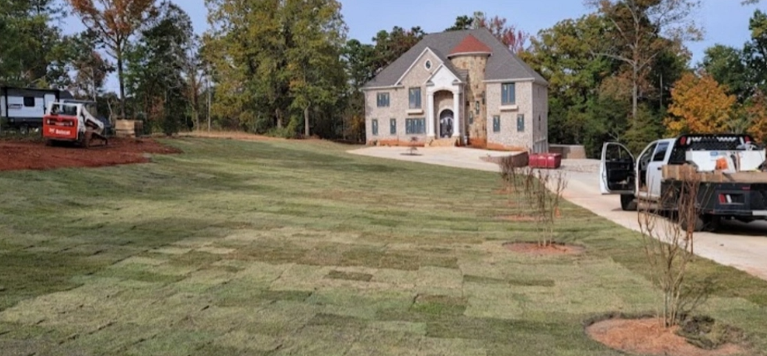 Sod & Irrigation Installation for D&D Unlimited Landscaping in Hartwell, GA