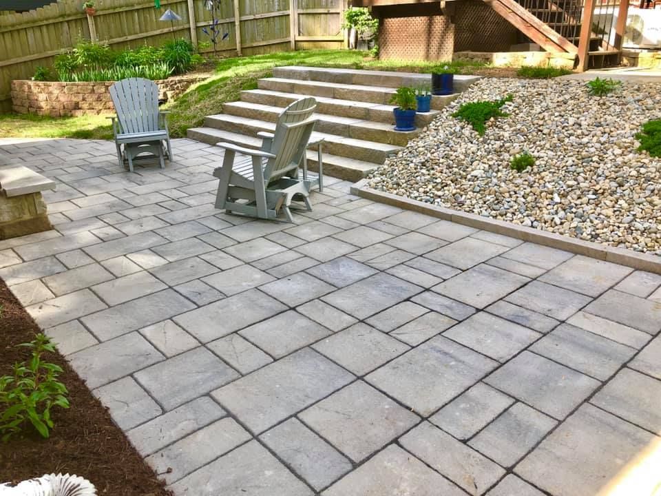 Stamped Concrete Installation for Dean Handyman and Construction Services LLC in , 