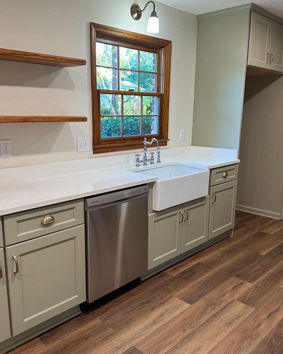 Custom Cabinet Installation for Murray Trades in Patterson, GA