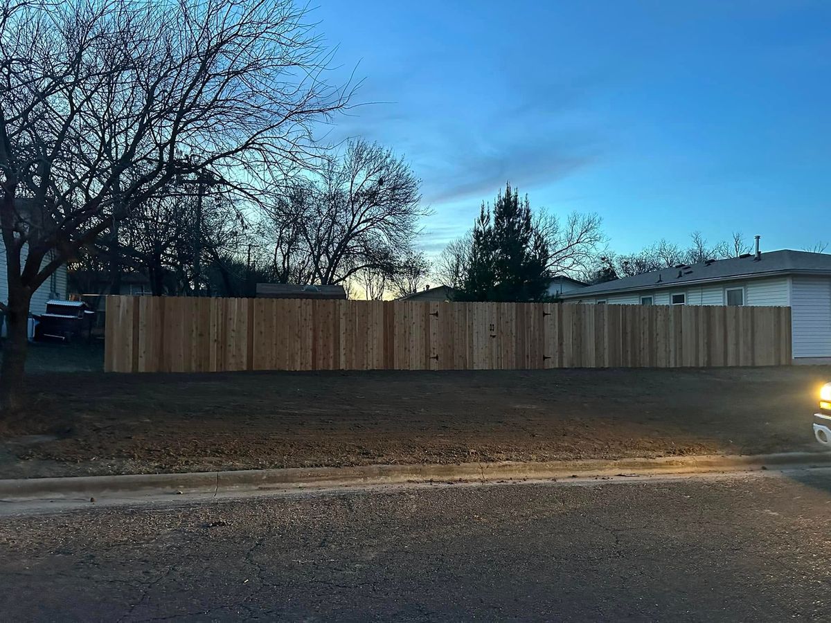 fencing for CrossCut in Kempner, TX