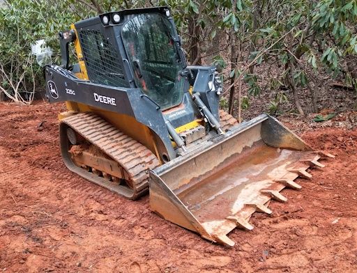Grading and Clearing for JV Hardscape & Construction Inc in Hendersonville, NC