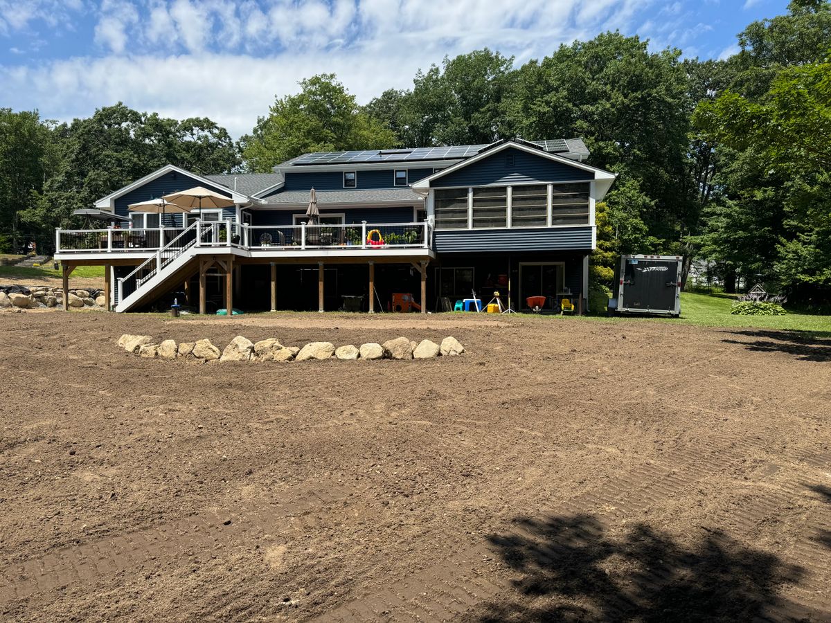 Lawn Installation for Lennon Land Management in Suffield, CT