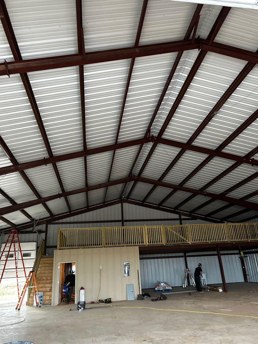 Oklahoma Commercial Steel Buildings (warehouses, agricultural, aviation, strip malls) for A-N-H Construction LLC in Oklahoma City, OK