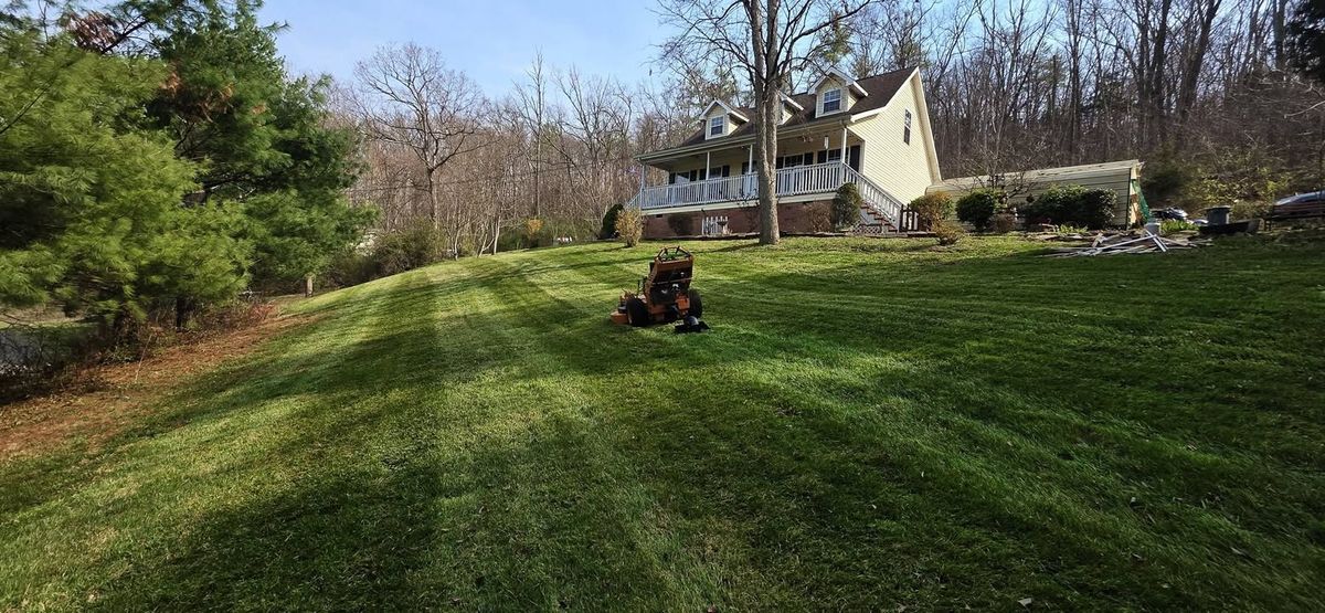 Mowing for Townsend Land Management in Elizabethton, TN