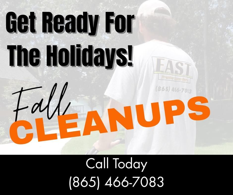 Fall Clean Up for East Premier Lawn Care in Kingston, TN
