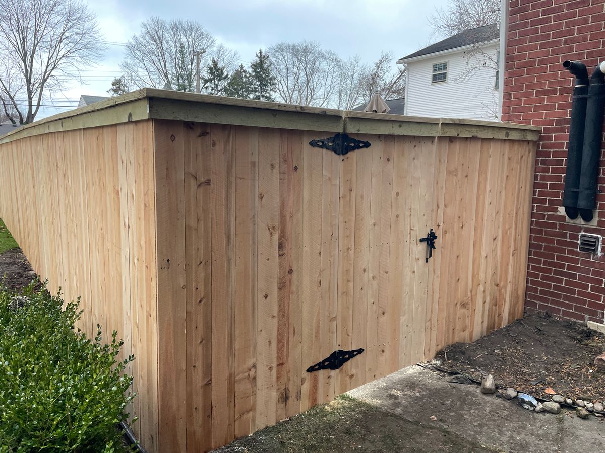 Fence Installation for TMF Services in Lapeer County, MI
