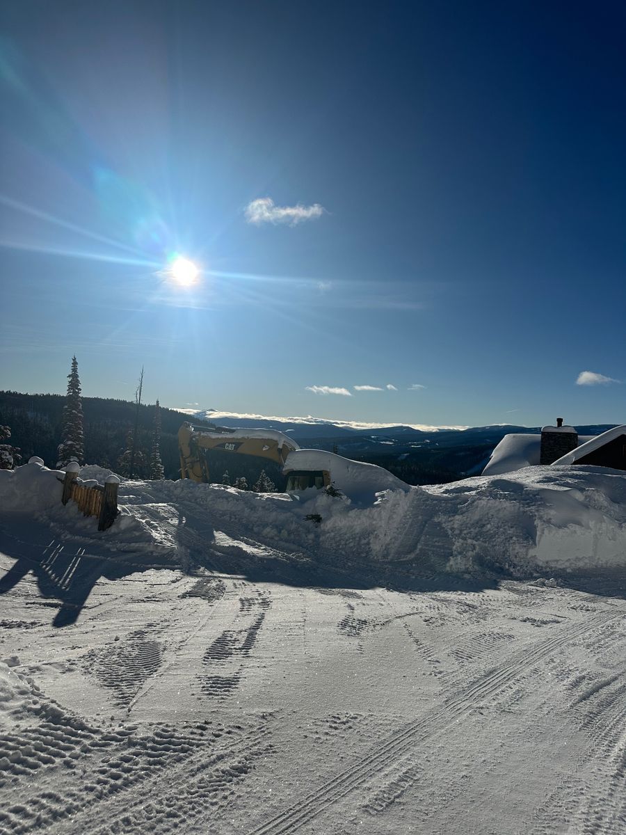 Snow Management for R&H Homes in Bozeman, MT