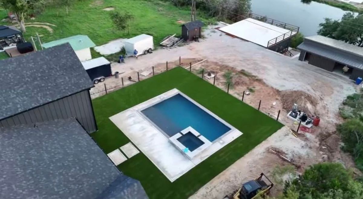 Turf Installation for Creative Edge Co. in San Antonio, TX